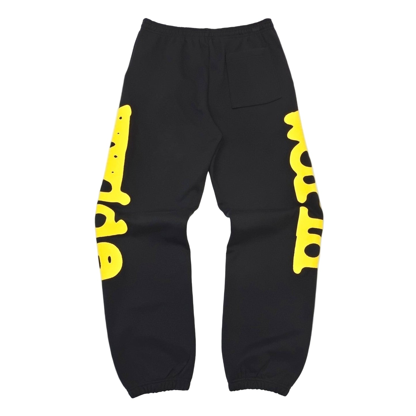 Sp5der Sweatpants Black and Yellow