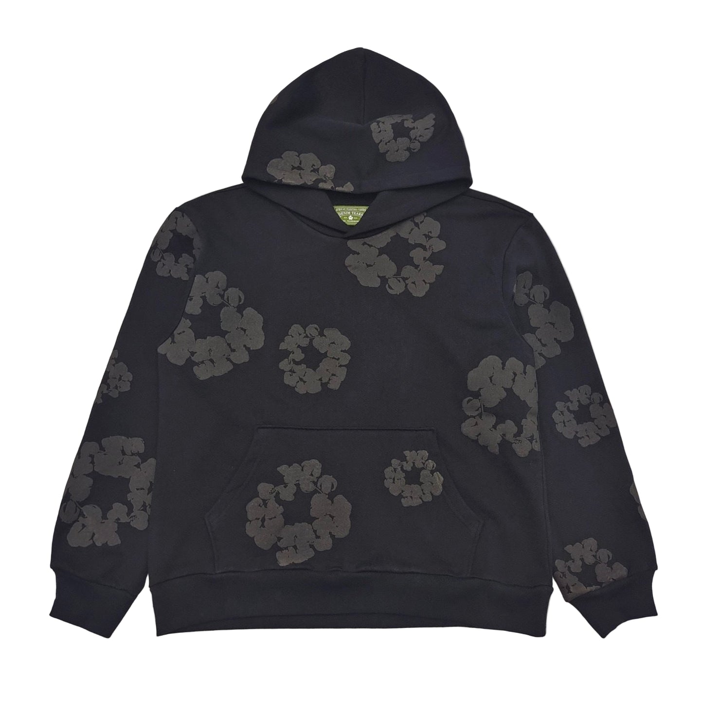 Denim Tears Hoodie Black on Black