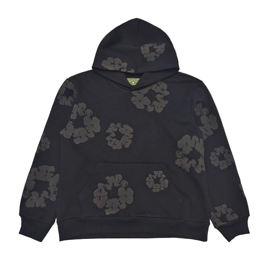 Denim Tears Hoodie Black on Black