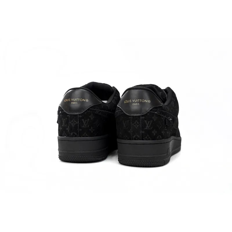 Louis Vuitton x Nike Air Force 1 Low By Virgil All Black