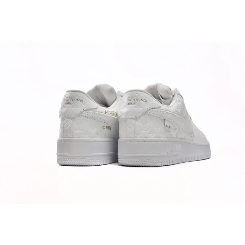 Louis Vuitton x Nike Air Force 1 Low By Virgil All White