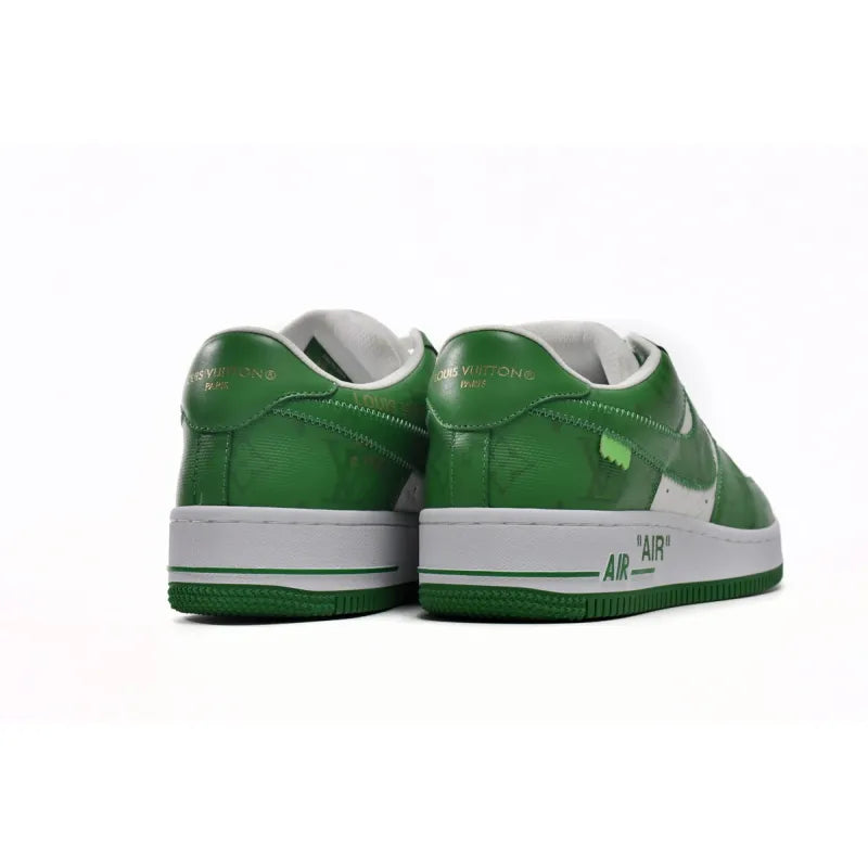 Louis Vuitton x Nike Air Force 1 Low By Virgil White and Green