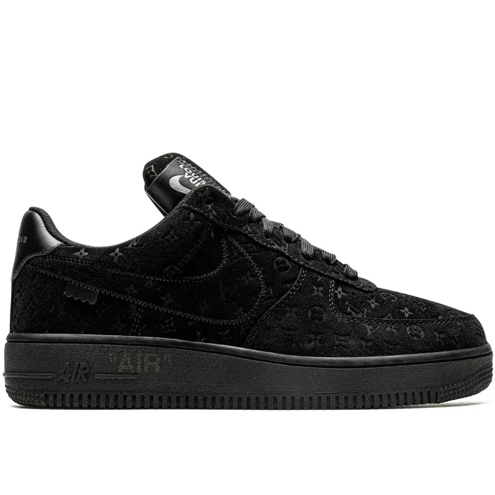 Louis Vuitton x Nike Air Force 1 Low By Virgil All Black