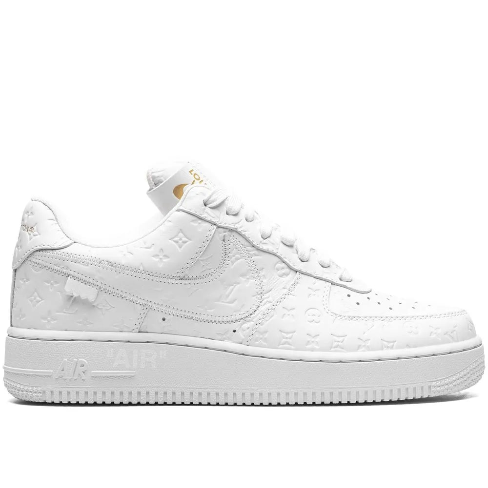Louis Vuitton x Nike Air Force 1 Low By Virgil All White