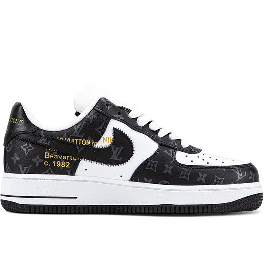 Louis Vuitton x Nike Air Force 1 Low By Virgil Black and White