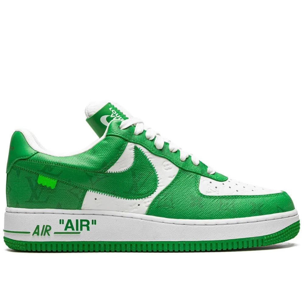 Louis Vuitton x Nike Air Force 1 Low By Virgil White and Green