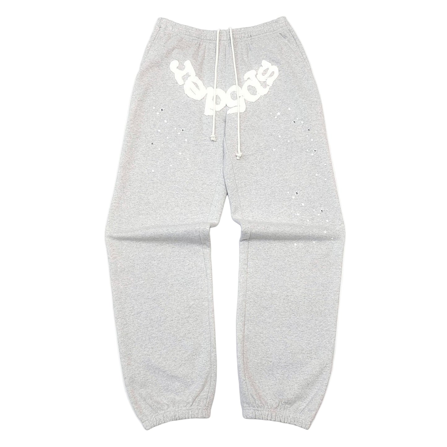 Sp5der Sweatpants Grey and White