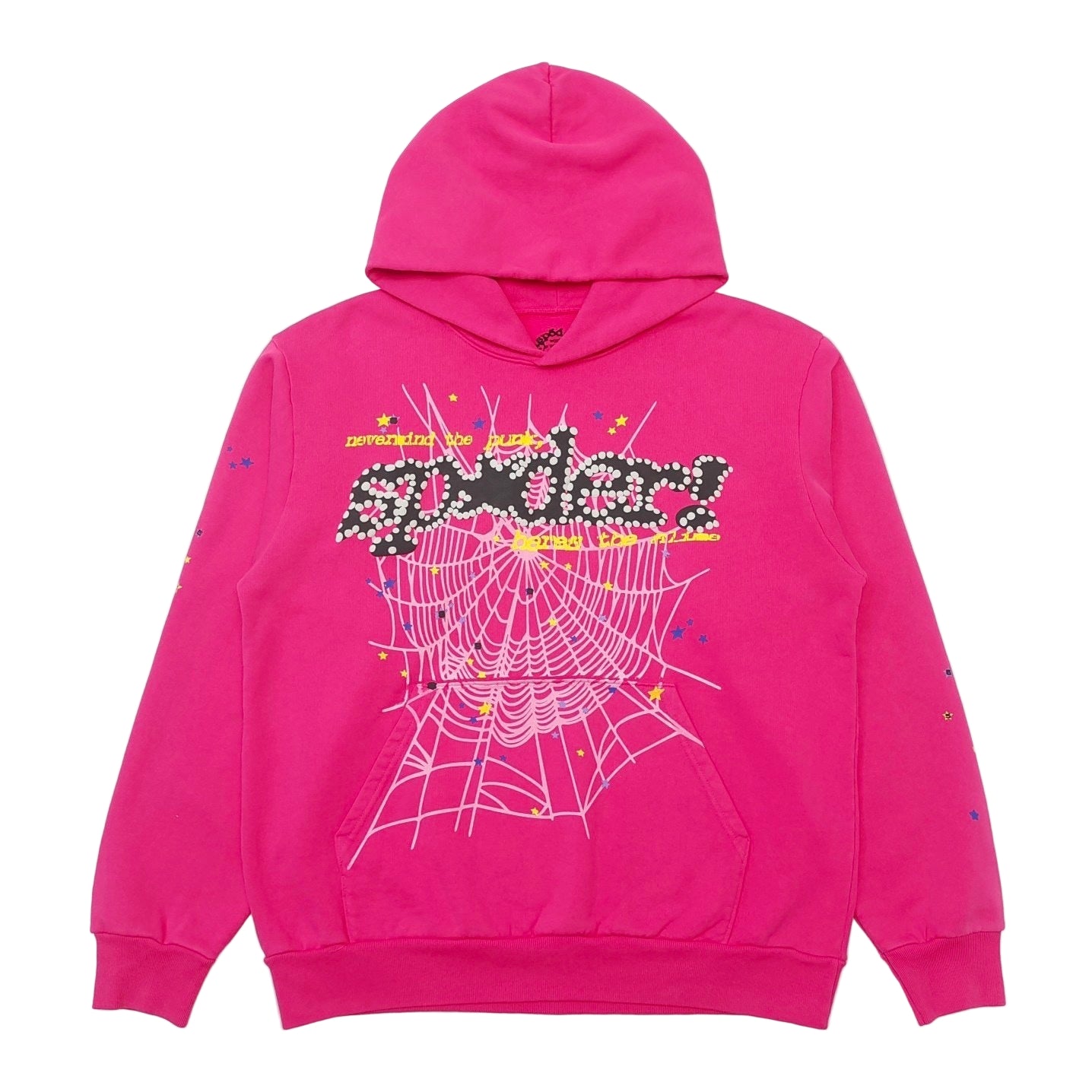 Sp5der Hoodie Pink and Black